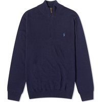 Dukserice Polo by Ralph Lauren Polo Ralph Lauren  Lambswool Half Zip Knit Hunter Tamnoplava | 710876756001, 1