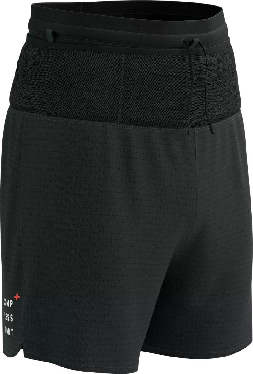 Kratke hlače Compressport Trail Racing Overshort Shorts Crna | ashm3739000