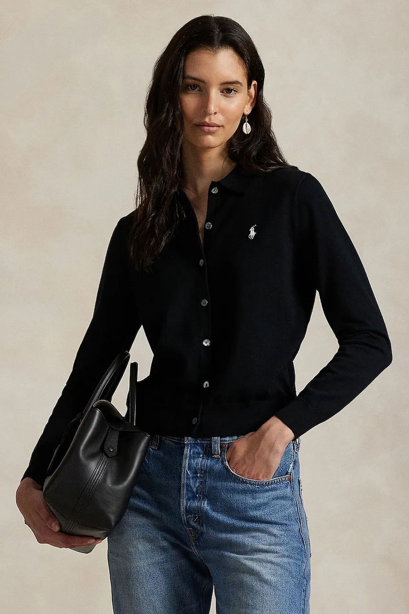 Džemper Polo by Ralph Lauren Polo Ralph Lauren Cardigan Crna | 211972110