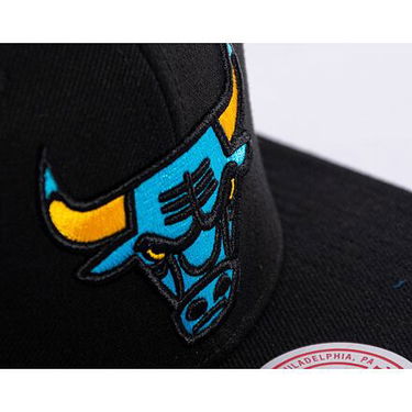 Kapa Mitchell & Ness NBA Core Xi Snapback Chicago Bulls Black Crna | HHSS6751-CBUYYPPPBLCK, 5