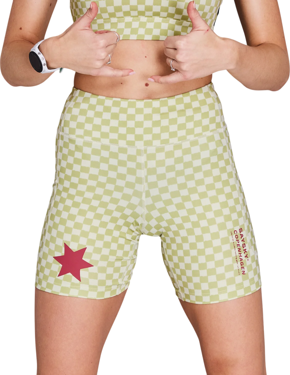 Kratke hlače Saysky Saysky Checker Combat+ 7" Short Tights Zelena | nwrst30c1034, 0