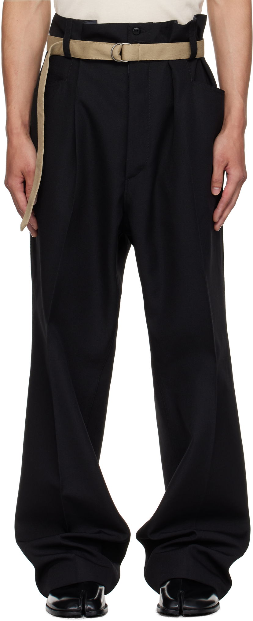 Hlače Maison Margiela Maison Margiela Wool Trousers Crna | S50KA0688 M35518