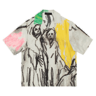 Košulja AMIRI x Wes Lang Reaper Bowling Shirt Višebojno | AW22MSS003 900 MULT, 0