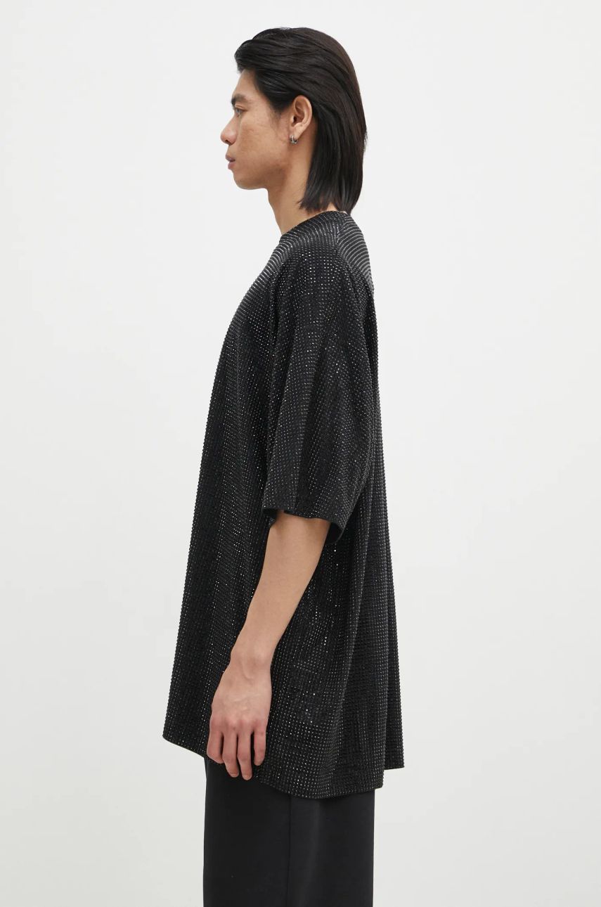 Majica kratkih rukava VETEMENTS Iced-Out Oversized T-Shirt Crna | UA66TR900B, 1