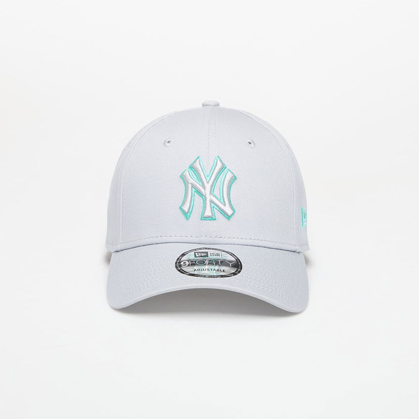 Kapa New Era New Era New York Yankees Team Outline 9FORTY Adjustable Cap Siva | 60667391
