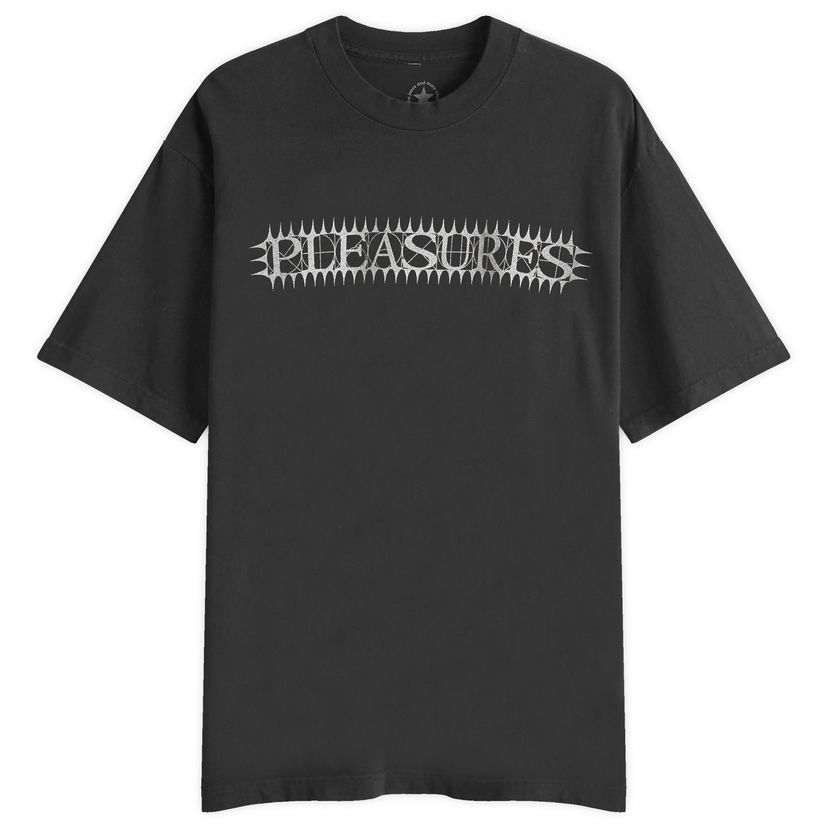 Majica kratkih rukava Pleasures Spike T-Shirt Crna | P24F101-BLK