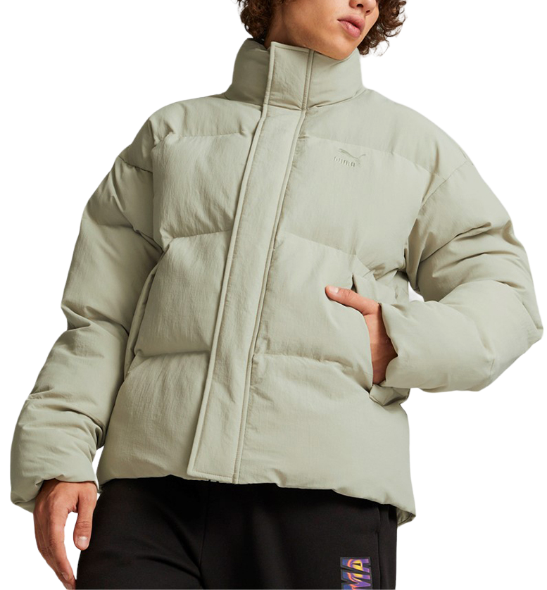 Pernata jakna Puma Classics Oversized Polyball Puffer Jacket Zelena | 53557368