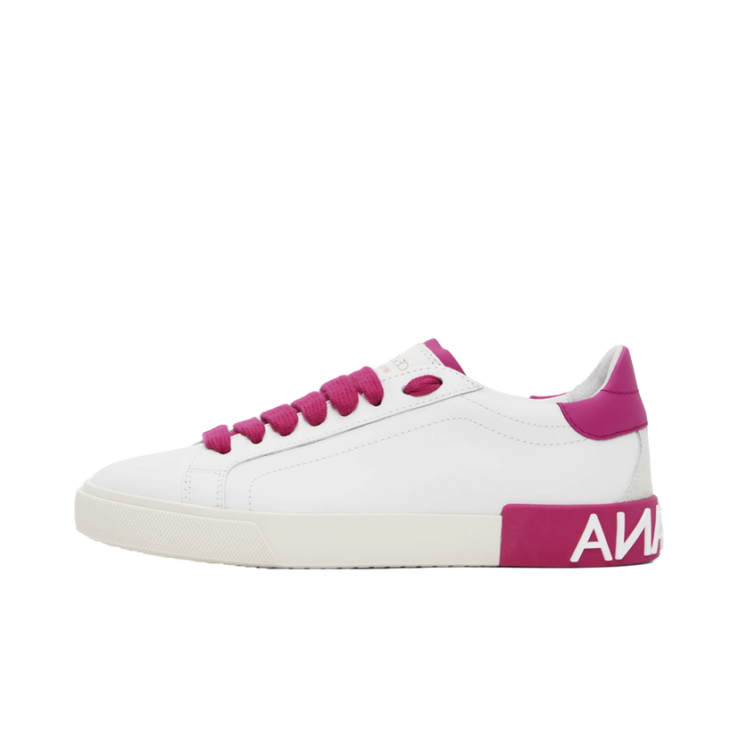 Tenisice i cipele Dolce & Gabbana White Portofino Vintage Sneakers Bijela | CK2203 AM779