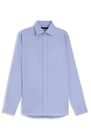 Košulja BOSS BECKHAM x BOSS slim-fit shirt in Oxford cotton Plava | 50554813