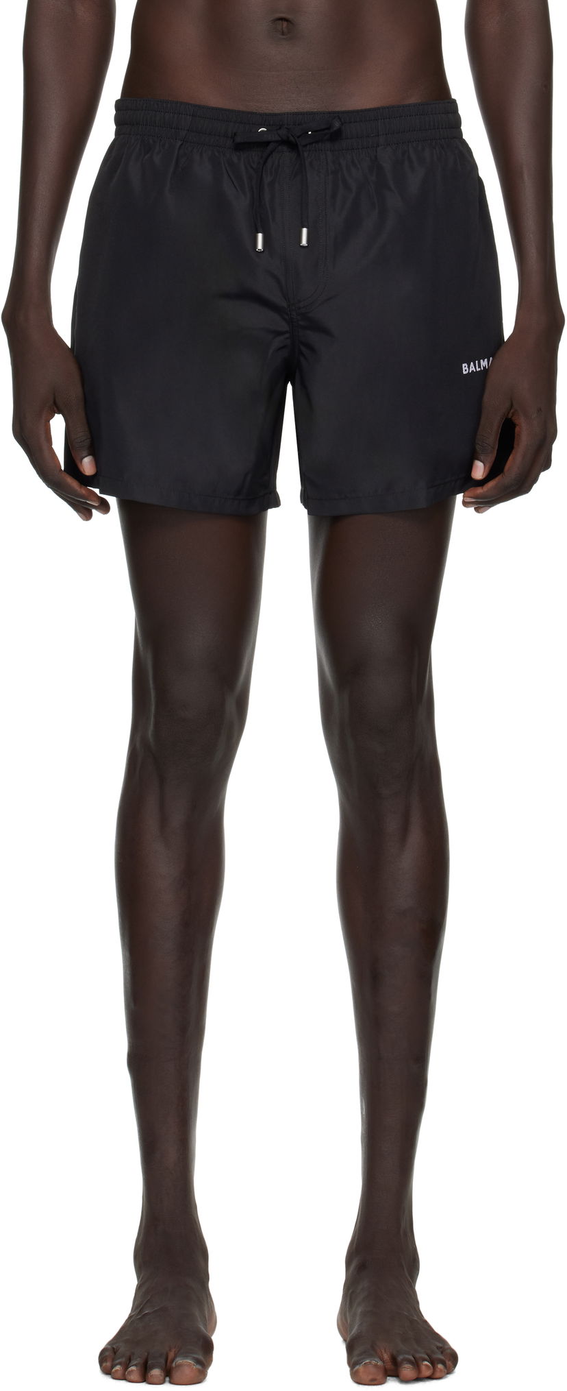 Kupaći kostimi Balmain Balmain Logo Swim Shorts Crna | BWB641580