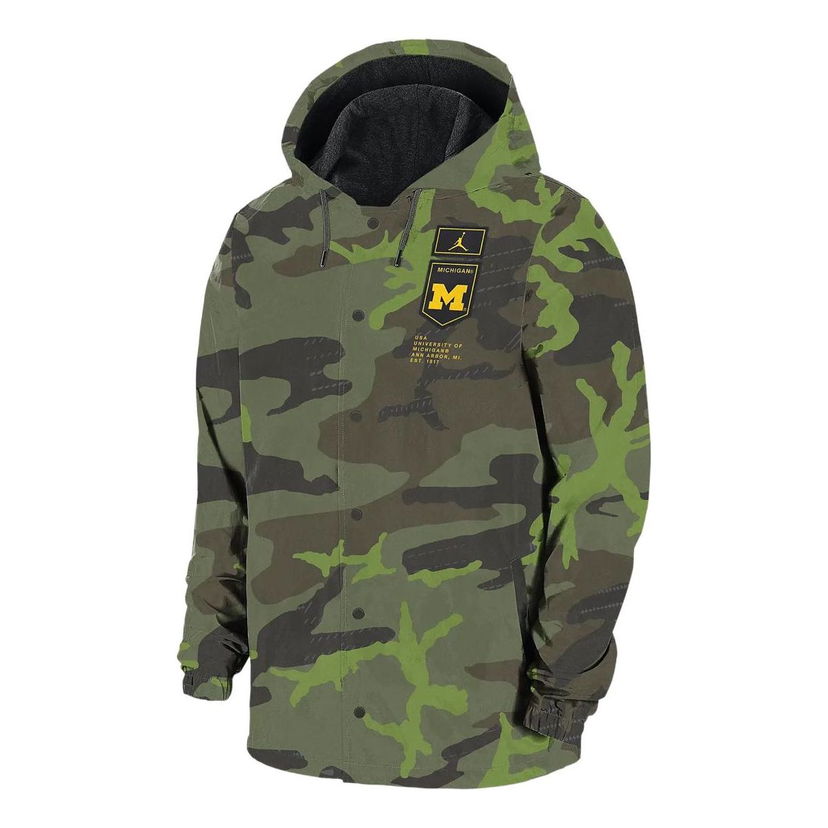 Vjetrovka Jordan Jordan College Camo Print Jacket Zelena | DQ2233-328