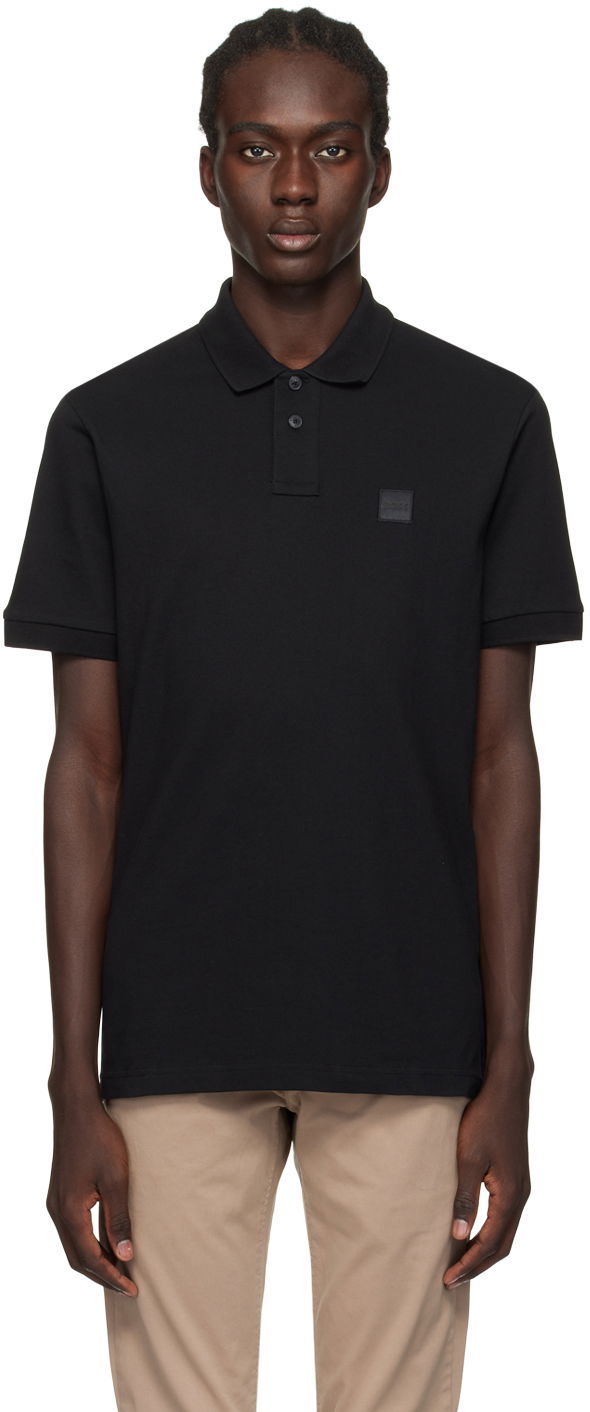 Polo majica BOSS Patch Polo Crna | 50507803