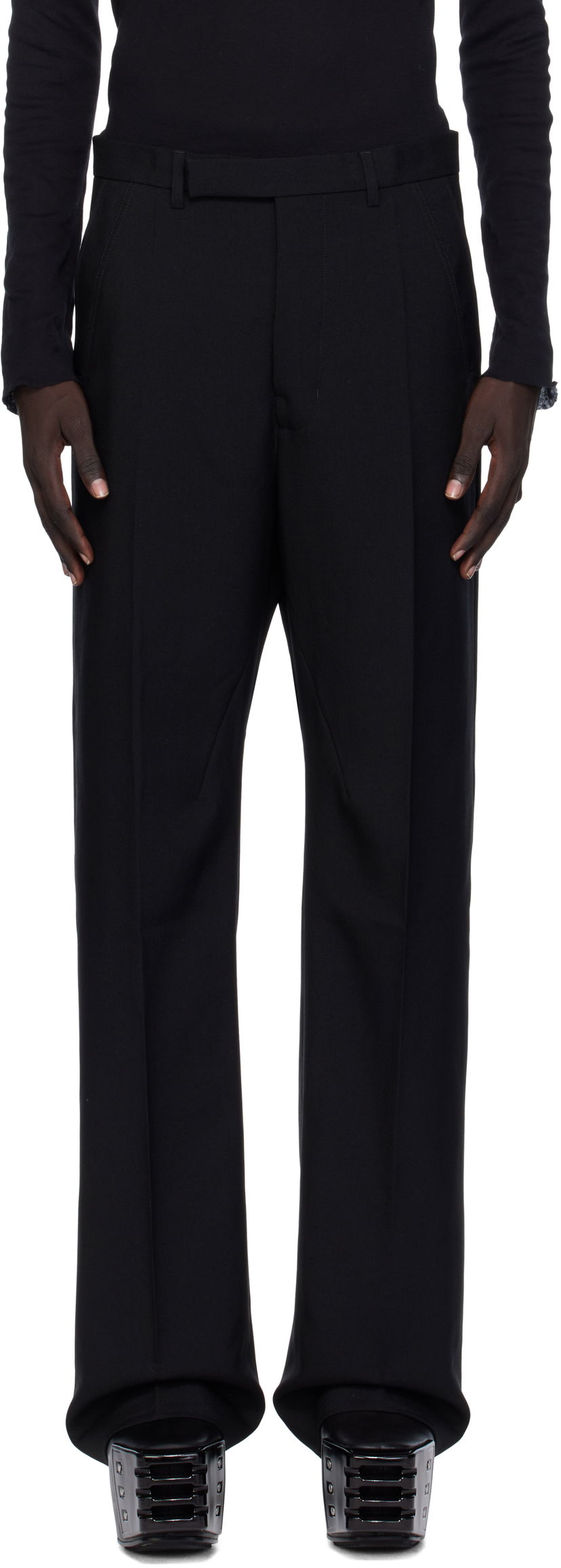 Hlače Rick Owens Rick Owens Concordians Tailored Geth Trousers Crna | RU02E1352 WGP