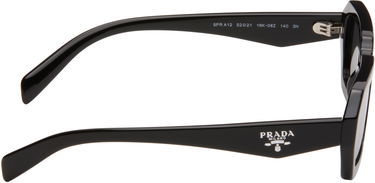 Sunčane naočale Prada Angular Rectangle Acetate Sunglasses Crna | 0PR A12S 8056597967884, 1
