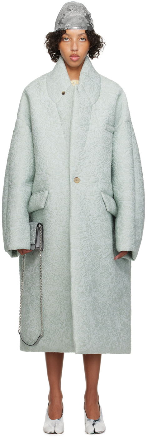 Kaputi Maison Margiela Oversized Floral Coat Siva | S29AA0307 S78256