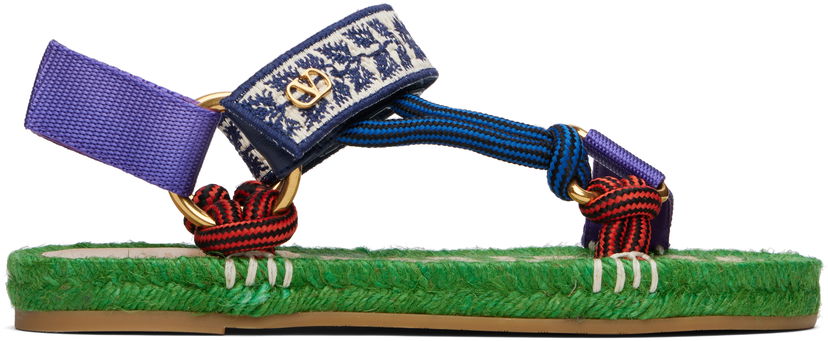 Dodaci Valentino Valentino Garavani Lake Powell Rope Sandals Zelena | 6W0S0LZ5PNB