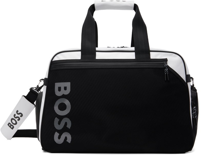Putna torba BOSS BOSS Colour-Blocked Holdall Duffle Bag Bijela | 50548091