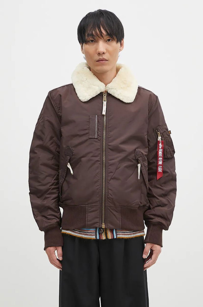Bomber jakna Alpha Industries Injector III Bomber Jacket Smeđa | 143104
