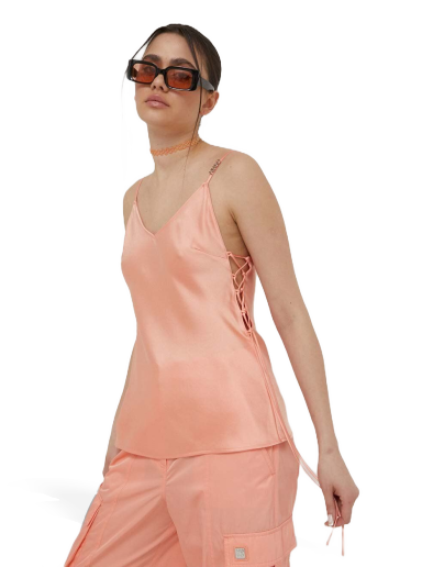 Košulja BOSS Strappy Camisole in Satin Narančasta | 50494474