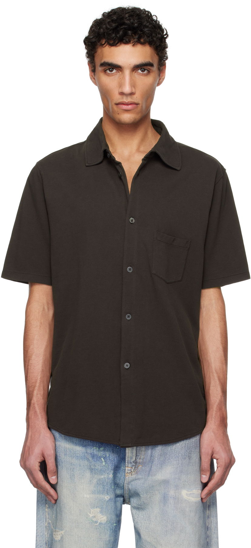 Košulja OUR LEGACY Our Legacy Analog Short Sleeve Shirt Smeđa | M2256AD