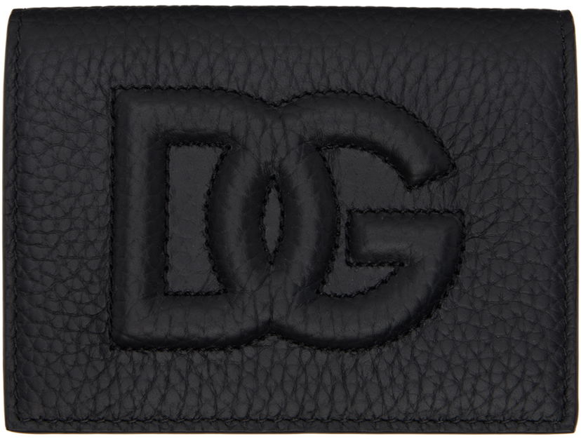 Novčanik Dolce & Gabbana Logo Leather Card Holder Crna | BP1643AT489