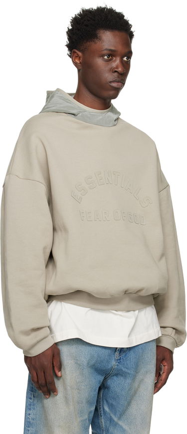 Dukserice Fear of God Essentials Nylon Fleece Hoodie Siva | 202SP244315F, 1