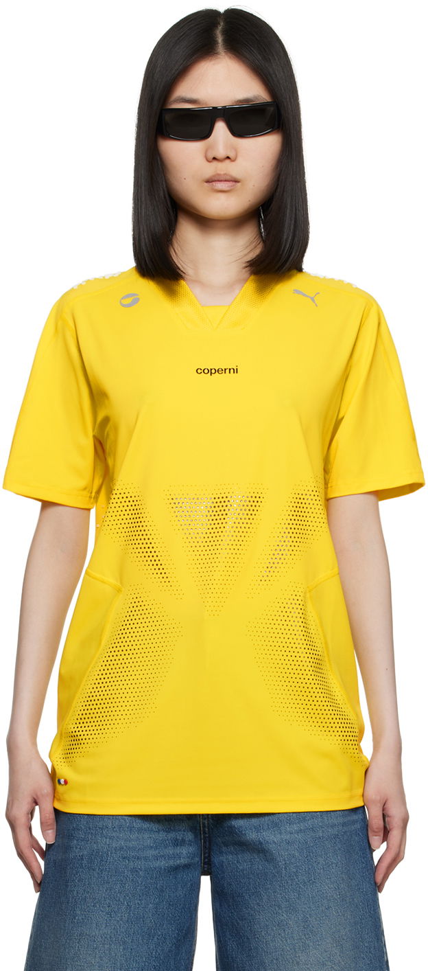Majica kratkih rukava Coperni Edition Football Jersey T-Shirt Žuta | 62798285 27348740