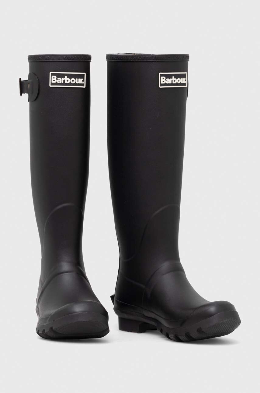 Tenisice i cipele Barbour Black Bede Rubber Wellies Crna | LRF0043BK11, 1