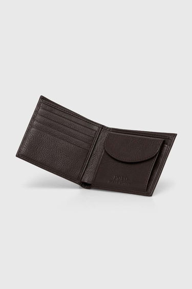 Novčanik Polo by Ralph Lauren SMOOTH LEATHER C-WALLET Smeđa | 405914235001=405526127001, 3