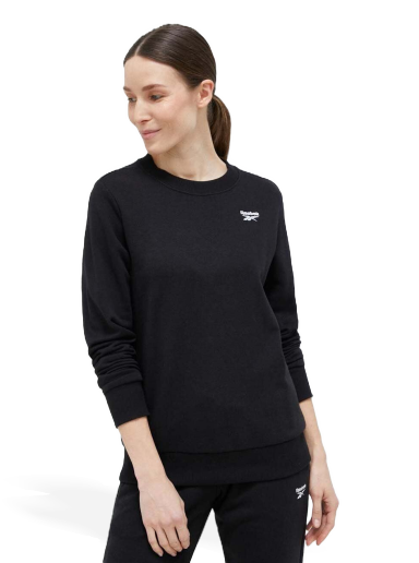 Dukserice Reebok Identity Small Logo French Terry Crew Sweatshirt Crna | H54761