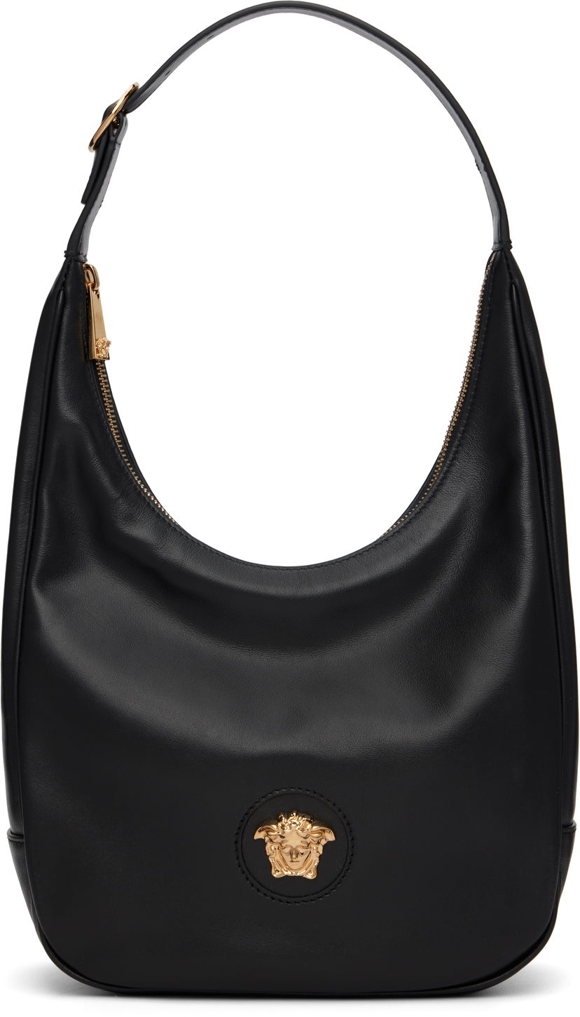 Torba za rame Versace Versace 'La Medusa' Hobo Bag Crna | 1019176_1A14229_1B00V