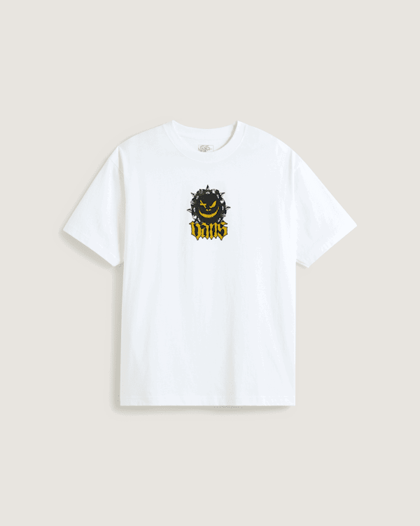 Majica kratkih rukava Vans Happy Spike T-Shirt Bijela | VN000PE7WHT, 0