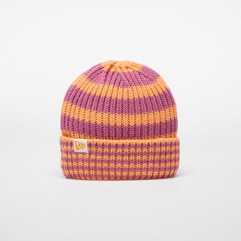 Šešir New Era Hat Knit Medium Stripe Beanie Orange Glaze Universal Narančasta | 60565459