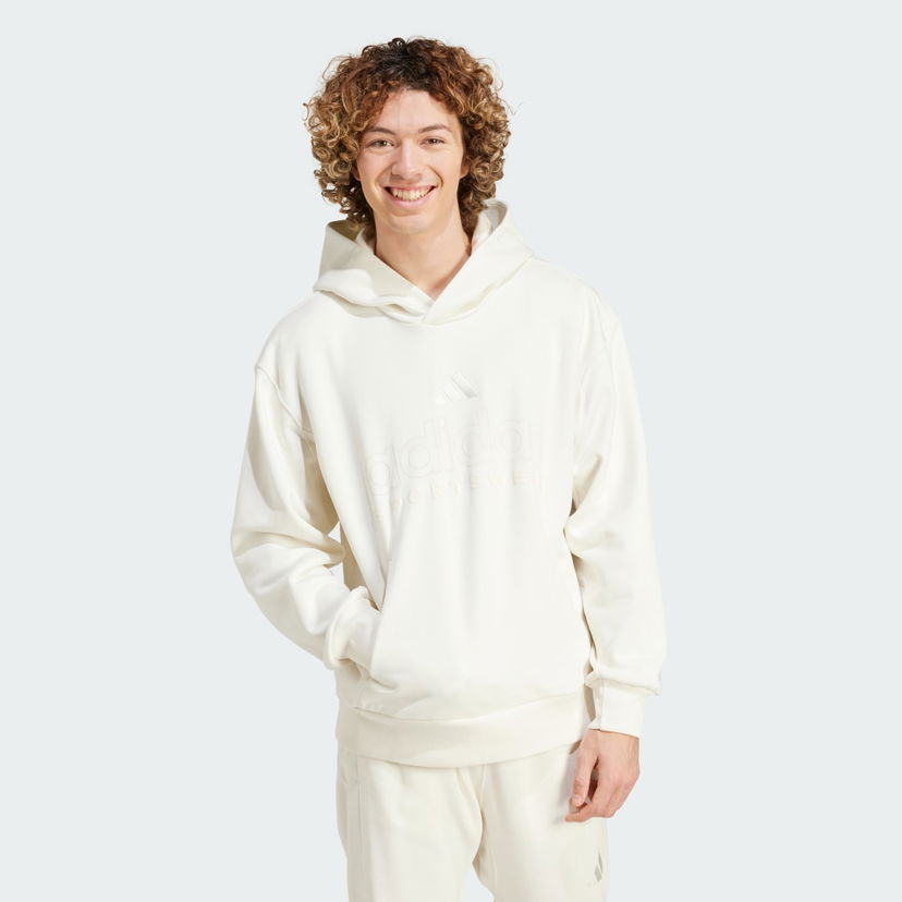 Dukserice adidas Performance Fleece Graphic Hoodie Bijela | IY6594
