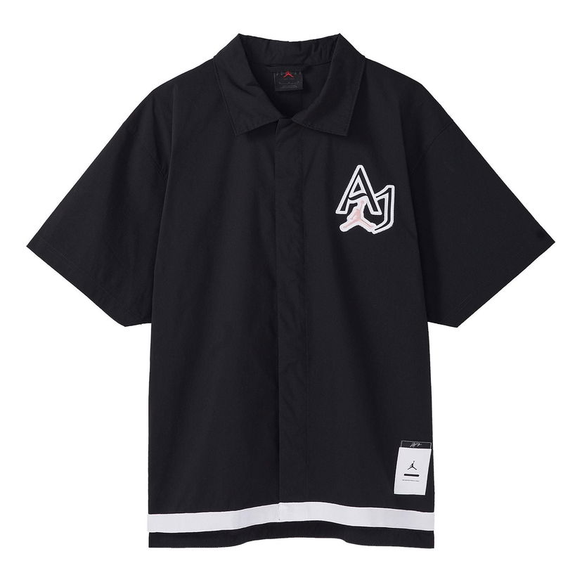 Košulja Jordan Air Jordan Logo Embroidered Casual Shirt Crna | DM1417-010