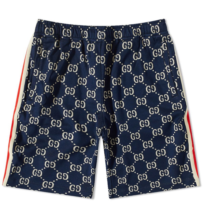 Kratke hlače Gucci Jaquard Shorts Tamnoplava | 474632-X9V05-4245