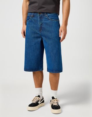 Kratke hlače Wrangler Wrangler Jort Denim Shorts Plava | 112362550:40
