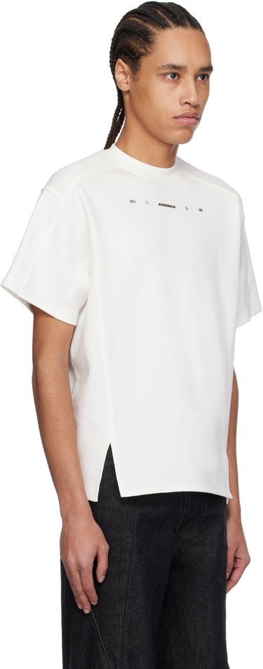 Majica kratkih rukava ADER ERROR ADER error 0103 Split Hem T-Shirt Bijela | BO01SSTS0103OW, 1
