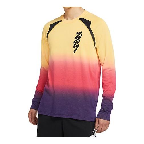 Majica kratkih rukava Jordan Jordan Zion Dri-FIT Gradient Long Sleeve T-Shirt Višebojno | DH0589-587, 0