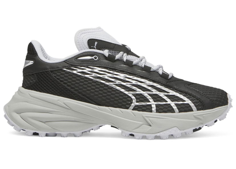Odjeća Puma Spirex Speed Black Silver Siva | 397263-02
