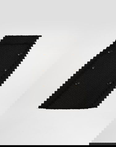 Suknja Dolce & Gabbana Dolce & Gabbana Short Raschel Tweed Skirt with DG Logo Buttons Crna | F4C03TGDCLWN0000, 0