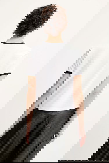 Majica kratkih rukava Sporty & Rich Sporty & Rich Srhwc Ringer T-Shirt Bijela | TO081622305WH01, 2