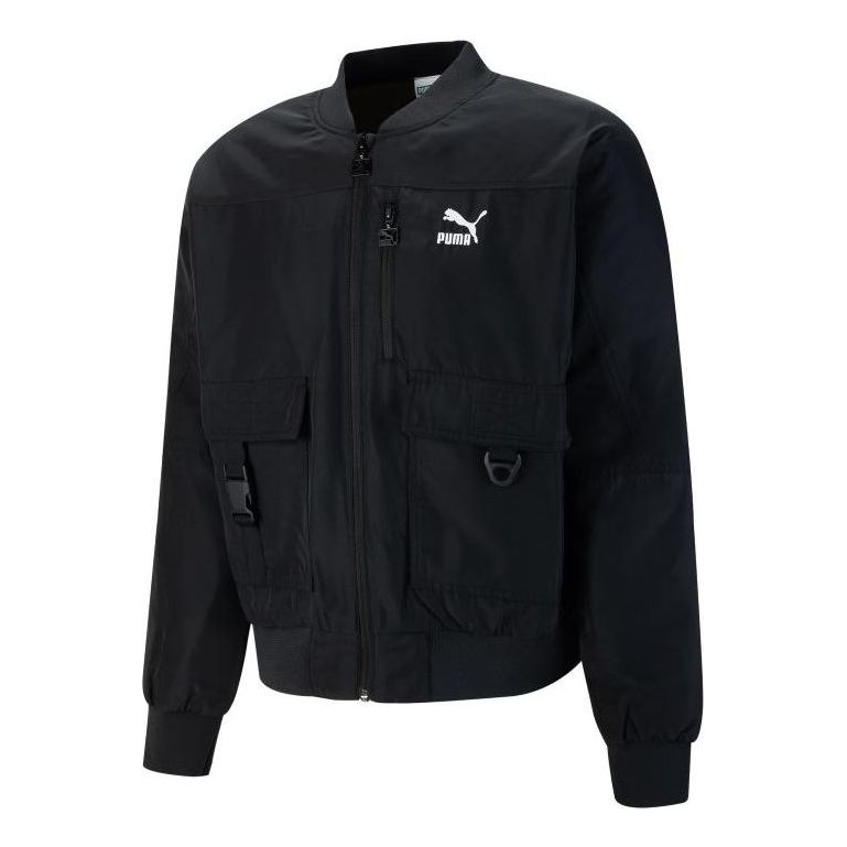 Bomber jakna Puma T7 Shiny Bomber Jacket Crna | 535584-01