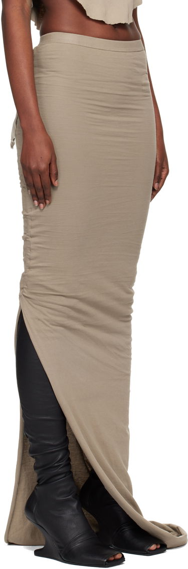 Suknja Rick Owens Rick Owens DRKSHDW Concordians Soft Edfu Maxi Skirt Bež | DS02E7337 RN, 1
