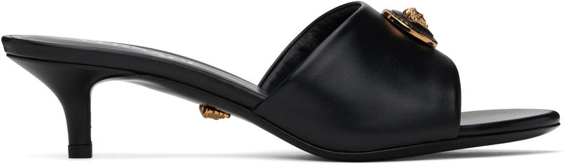 Njega cipela Versace Versace Alia 45mm Heeled Sandals Crna | 1018241_DVT2P_1B00V