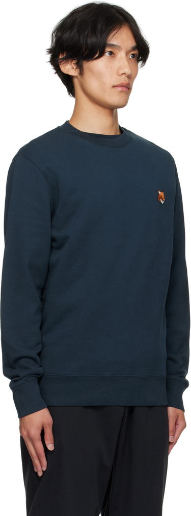 Dukserice MAISON KITSUNÉ Maison Kitsuné Fox Head Patch Regular Sweatshirt Siva | PM00303KM0340, 4