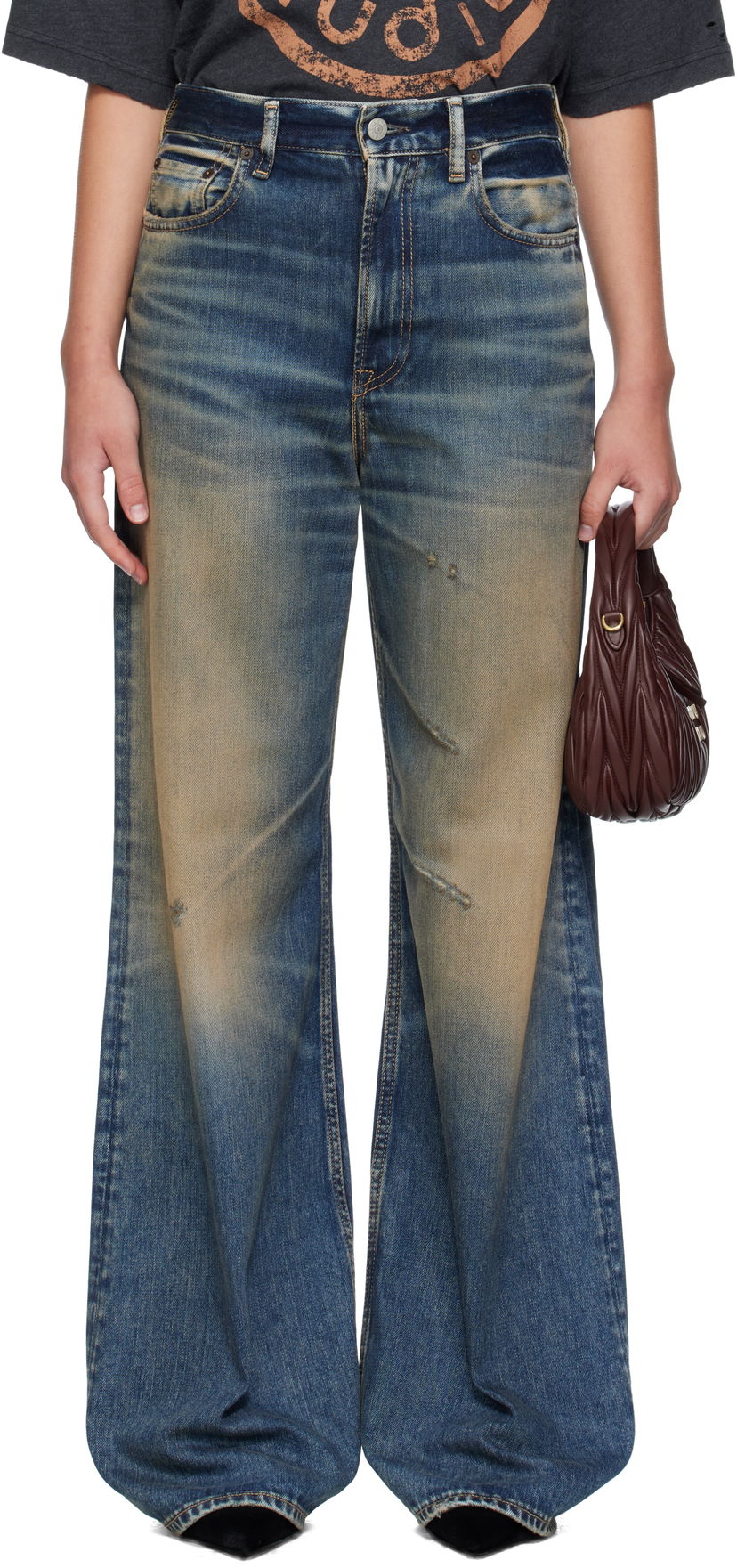 Jeans Acne Studios Acne Studios Regular-Fit 2022F Jeans Plava | A00543-