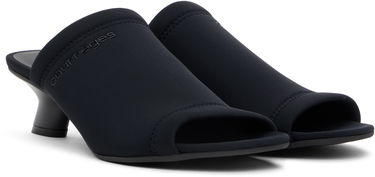 Tenisice i cipele Courrèges Courrèges Wet Scuba Heeled Mules Crna | 125SSD029NE0006, 3
