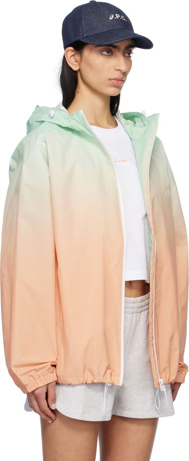 Vjetrovka A.P.C. A.P.C. ASICS Edition Meadow Gradient Hooded Jacket Narančasta | PSAKO-M32001, 1