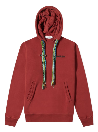 Dukserice Ambush Multicord Popover Hoodie Tamnocrvena | BMBB021F22FLE0012884